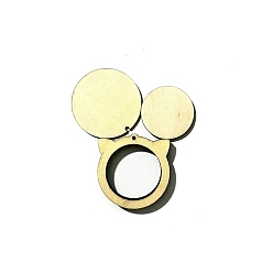 Cat Shape Деревянные пяльцы для вышивания крестиком, вышитая рамка дисплея, аксессуары для швейных инструментов, форма кошки, 49x46 мм