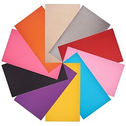Couleur Mélangete Similicuir, accessoires du vêtement, couleur mixte, 34x20 cm, 2 pcs / couleur, 20 pièces / kit