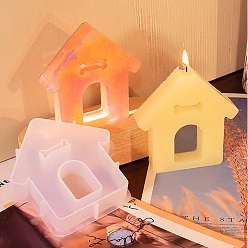 Дом Силиконовые формы формы для свечей, для изготовления свечей для ароматерапии, дом, 110x104x21 мм
