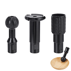 Черный Наборы шлифовальных головок из высокоуглеродистой стали для полировки резьбы, чёрные, 80~85x32~45 мм, 3 шт / комплект