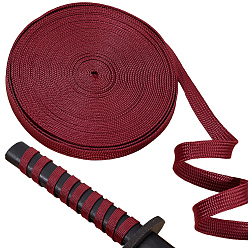 Rouge Foncé 10m rubans en tissu, accessoires cadeaux, rouge foncé, 1/2 pouces (13 mm), environ 10.94 yards (10m)/ensemble