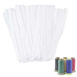 White 100Pcs Plastic Bottle Protective Cover, White, 171x16x0.5mm