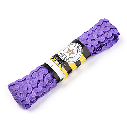 Средний Синий Шифер Ленты из полипропиленового волокна, форма волны, средний грифельно-синий, 7~8 мм, 15 двор / пачка, 6 расслоения / мешок