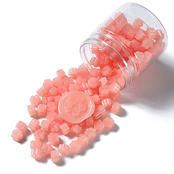 Лосось Отпечаток лапы частицы сургуча, для ретро печать печать, salmon, 9.5x8.5x6 мм