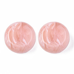 Светло-Коралловый Акриловые бусины, Стиль имитация драгоценных камней, колонка, свет коралловый, 33x23 мм, отверстие : 4.5 мм, Около 26 шт / 500 г