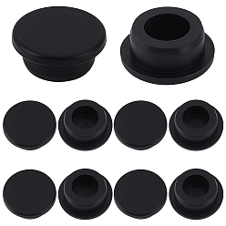 Black Rubber Plugs, High-temperature Resistant Sealing Plug, Black, 33x13.5mm