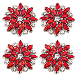 Светло-сиамский 4 шт. аксессуары из пайеток и стразов, используется для свадебного пояса, аксессуары для талии, Light Siam, 55x6 мм