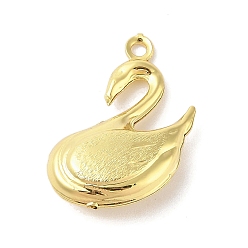 Goose Стойки обшивки латунные подвески, без кадмия и без свинца, долговечный, гусь, 31x20x7 мм, отверстие : 2/1.2 мм