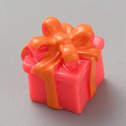 Box Рождественские скульптуры из смолы украшения, для украшения стола домашнего офиса, коробка, 12.5x12.5x14.5~15.5 мм