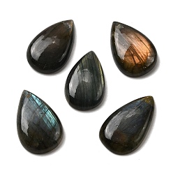 Лабрадорита Природные подвески лабрадорита, слезинки, 25~28x17~20x6~7 мм, отверстие : 1.6 мм