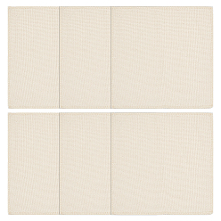 Бланшированный Миндаль Льняная ткань для вышивки крестом, ткань аида, квадратный, бланшированный миндаль, 293x293x1 мм