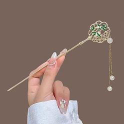 Leaf Alloy Hair Sticks, Hair Accessories for Women & Girls, Leaf, 180mm