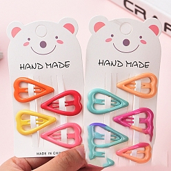 Белый Карты дисплея скрепки для волос, заколки для волос украшения аксессуары для волос, белые, 10x6 см