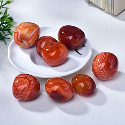 Red Agate Камни из натурального красного агата, энергетические минералы, драгоценные камни, украшение дома, 20~30 мм