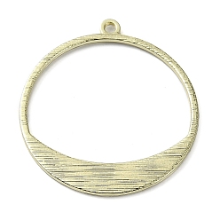 Золотой Стойки подвески обшивки сплава, круглые, золотые, 30.5x28x1.2 мм, отверстие : 1.6 мм