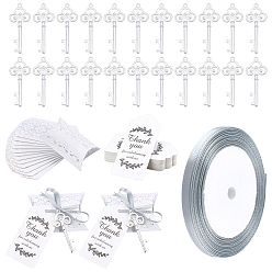 (52) Непрозрачная лаванда Аксессуары для свадебной упаковки своими руками, в том числе коробки для конфет с бумажными подушками, подарочные бирки, подвески из сплава и атласная лента, разноцветные