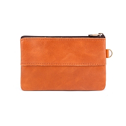 Коралловый Наборы для изготовления портмоне из искусственной кожи своими руками, включая ткань, молния, коралл, 8x12x1 см