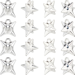 Платина 40 подвески из сплава шт., амулет в виде метеоритного молотка, платина, 15x13x17.5 мм, отверстие : 2.2 мм