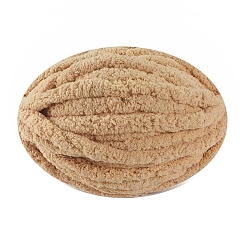 пшеница Супермягкая пряжа из полиэстера шенилл jumbo, для проектов украшения дома подушки-одеяла, цвет пшеницы, 20 мм, около 29.53 ярдов (27 м) / моток