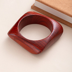 Темно-Красный Ретро-браслеты из дерева, самородки, темно-красный, 1-1/8 дюйм (3 см), внутренний диаметр: 2-5/8 дюйм (6.8 см)