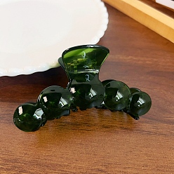 Морско-зеленый Заколки для волос с когтями из ацетата целлюлозы (смола), аксессуары для волос для девочек и женщин, цвета морской волны, 57x107 мм