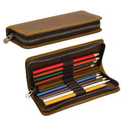 Sienna Leather Pen Case, Rectangle, Sienna, 198x81.5x35.5mm