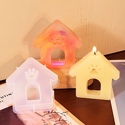 Дом Силиконовые формы формы для свечей, для изготовления свечей для ароматерапии, дом, 110x104x21 мм