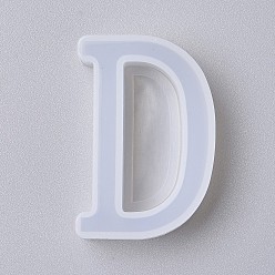 Letter D Силиконовые формы, формы для литья смолы, для уф-смолы, изготовление ювелирных изделий из эпоксидной смолы, буквы, letter.d, 4.1x2.8x1.1 см