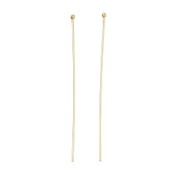 Real 14K Gold Filled 1/20 14k позолоченные булавки с шаровидной головкой, real 14 k золото заполнено, 50 мм, Руководитель: 1.8 mm, 22 датчик
