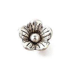 Античное Серебро Сплавочные подвески тибетского стиля, без кадмия и без свинца, , античное серебро, 11x11x5 мм, отверстие : 1.8 мм, Около 1430 шт / 1000 г