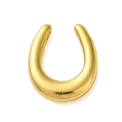 Золотой 304 подвески из нержавеющей стали, подкова очарование, золотые, 16x14x3 мм, отверстие : 1.5 мм