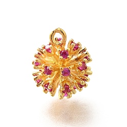 Золотой Латунные микро проложить кубического циркония бусы, круглые, долговечный, без кадмия и без свинца, золотые, 13x11x11 мм, отверстие : 1.5 мм