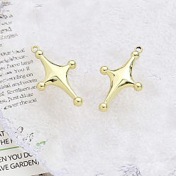 Звезда Подвески из сплава , золотые, звезда, 30x17 мм