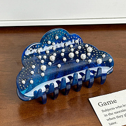 Королевский синий Заколки для волос «облако» из ацетата целлюлозы, аксессуары для волос для женщин и девочек, королевский синий, 92x48x46 мм