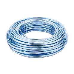 Зеленый газон Круглый анодированный алюминиевый провод, для изготовления ювелирных изделий, зеленый газон, 6 датчик, 4.0 мм, около 52.49 футов (16 м) / 500 г