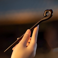 Цветок Палочки для волос из дерева, аксессуары для волос для женщин, цветок, 200 мм