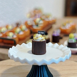 Шампанско-Желтый Миниатюрные украшения из смолы, аксессуары для домашнего кукольного домика с микро-ландшафтом, притворяясь опорными украшениями, питание, шампанское желтый, 8x12~15 мм