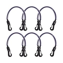 Black Nylon Adjustable Elastic Tail Strap, Horse Rug Strap, Black, 405x14mm