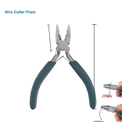 Нержавеющая Сталь Цвет Плоскогубцы из нержавеющей стали, не оставляющие следов ржавчины, изготовления ювелирных изделий поставок, кусачки, цвет нержавеющей стали, 10.9 см