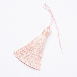 Лавандовый румянец Нейлона украшений кулон кисточкой, лавандовый румянец, 80x13 мм