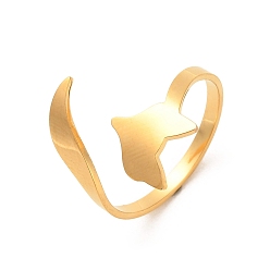 Лиса 304 открытые манжеты из нержавеющей стали, лиса, размер США 8 1/4 (18.3 мм)