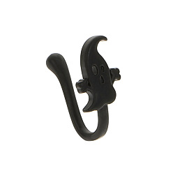 Черный Клипсы на кольца в носу, напыляемый латунный носовой манжет непирсинг ювелирные изделия для женщин и мужчин, чёрные, 12 мм