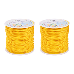 Золотистый Нейлоновая нить, золотые, 1 мм, около 80 м / рулон