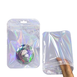 Лиловый Прямоугольник пластиковые почтовый замок сумки, многоразовые упаковочные пакеты, мешок с самоуплотнением, сирень, 11x8.5 см, односторонняя толщина: 2.7 мил(0.07мм)