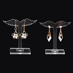 Clear Plastic Earring Display Stand, Jewelry Display Rack, Jewelry Tree Stand, 3cm wide, 8cm long, 8.1cm high