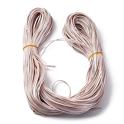 Розово-Коричневый Шнур из искусственной кожи, плоский, для изготовления ювелирных изделий DIY, розово-коричневый, 2x1 мм, около 109.36 ярдов (100 м) / пачка