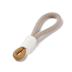 Перу Плетеный нейлоновый ремешок, Пластиковая находка для брелока, сумки для телефона, ремешка, Перу, 150x40x16 мм