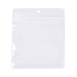 Прозрачный Прямоугольные прозрачные подарочные пакеты из ЭВА с застежкой-молнией, топ сумки печать, прозрачные, 14.5x13x0.03 см