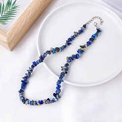 Ляпис-Лазурь Ожерелье из натуральных бусин лазурита, 18.90 дюйм (48 см)