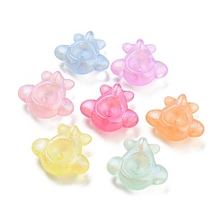 (52) Непрозрачная лаванда Светящиеся акриловые бусины, блестящие подвески, светится в темноте, самолет, разноцветные, 12x25.5x28 мм, отверстие : 2.7 мм, Около 136 шт / 500 г